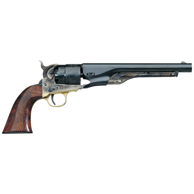 REVOLVER UBERTI 1860 ARMY 44 8" BLEU POUDRE NOIRE