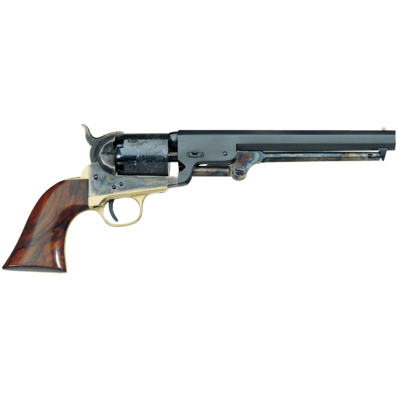 REVOLVER UBERTI 1851 NAVY-OVAL TG .36 7.1/2" POUDRE NOIRE