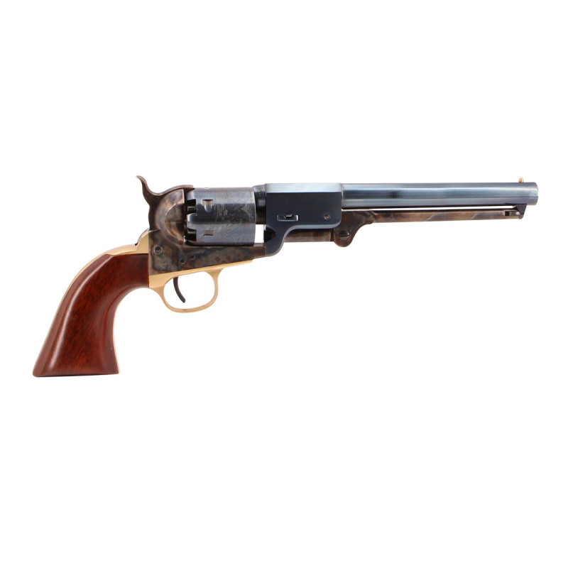 REVOLVER UBERTI 1851 NAVY LEECH RIGDON .36 7.1/2" ROND POUDRE NOIRE