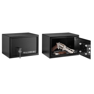 COFFRE PREMIUM POUR ARMES DE POING À CLEF - WALDBERG