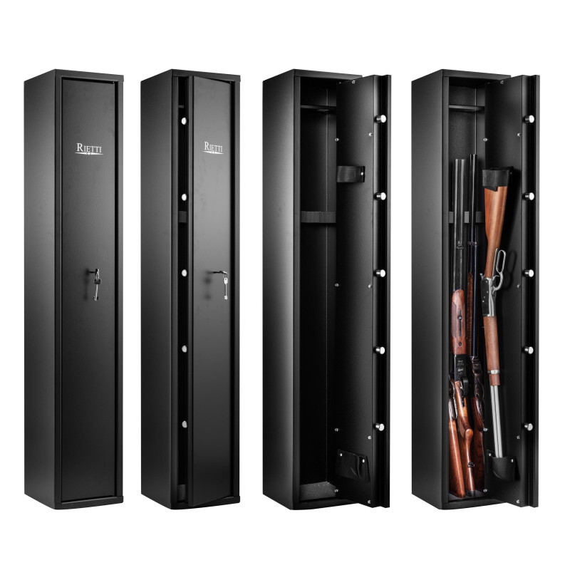 Coffre 5 armes à serrure à clef  - RIETTI