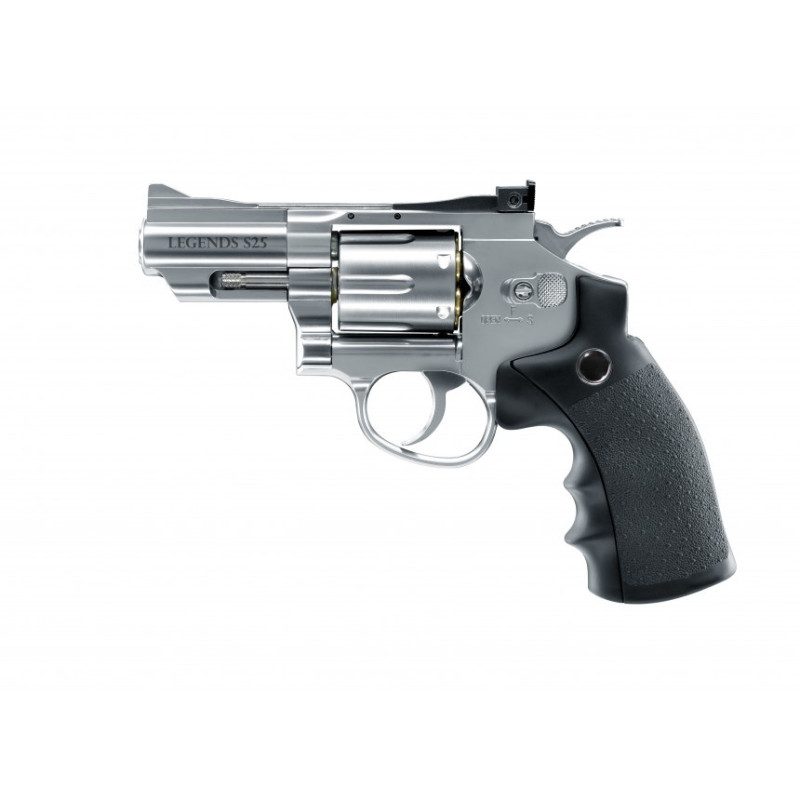 REVOLVER LEGENDS S25 SILVER CO2 CALIBRE 4.5 MM