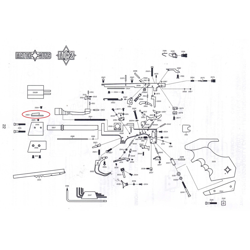 Viseur de face 3,5 mm MatchGuns MG2 2003