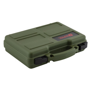 Mallette de transport NUPROL Verte pour Pistolet / Revolver avec mousse prédécoupée
