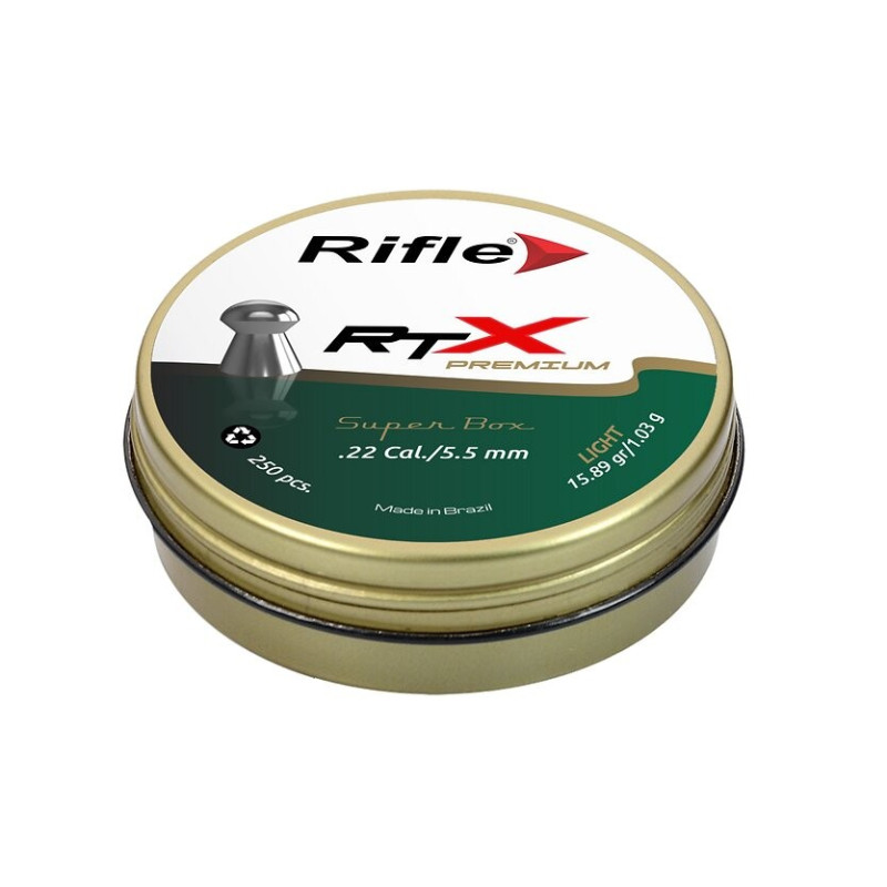 Plombs Rifle Ammunition RTX PREMIUM 5.5/.22 Cal. LIGHT