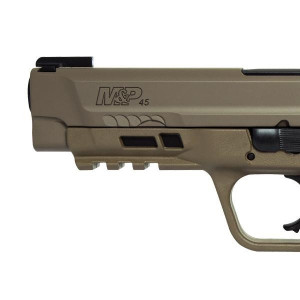 PISTOLET S&W M&P 45 M2.0 TRUGLO TFX SIGHT FDE CALIBRE .45 ACP