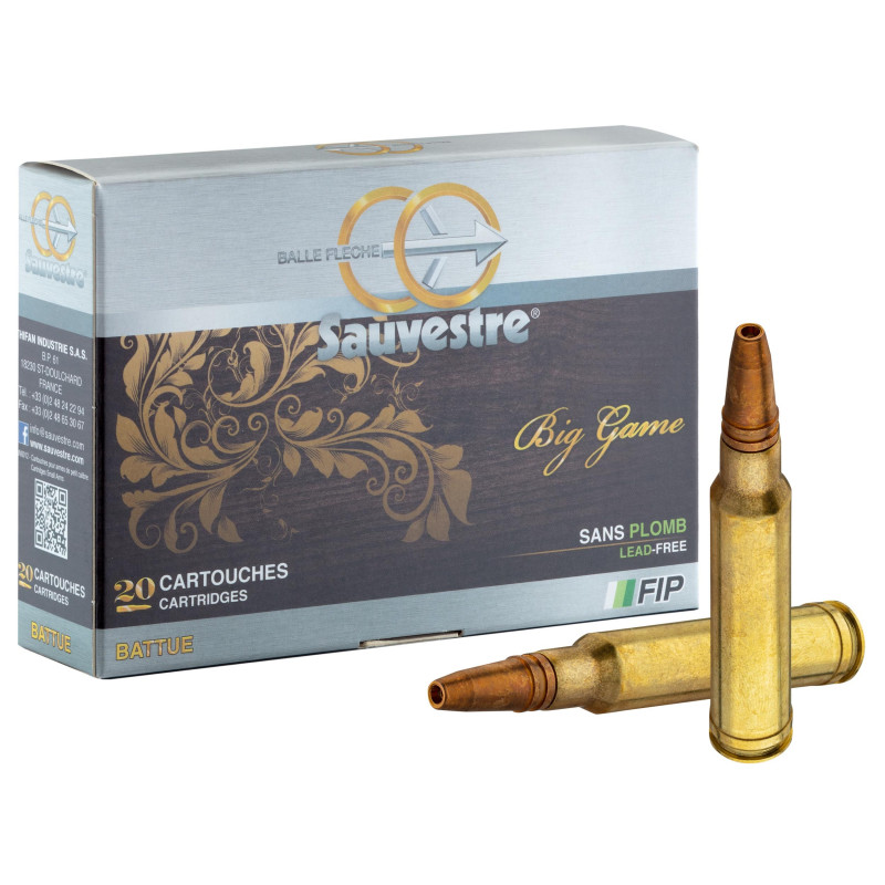 Munition grande chasse Sauvestre .338 Win Mag - spéciale battue