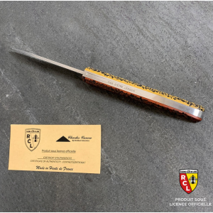 Couteau pliant RC LENS édition SANG & OR (SOUS LICENCE OFFICIELLE)
