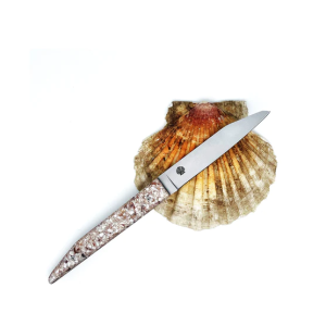 Couteau pliant manche en coquilles St Jacques