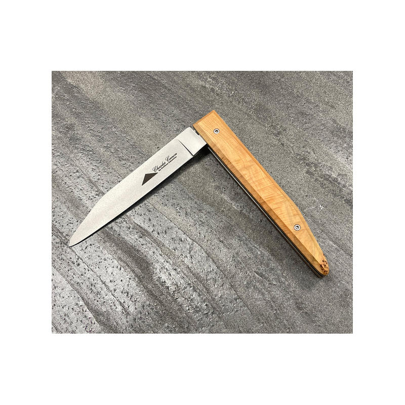 Couteau pliant manche en genévrier