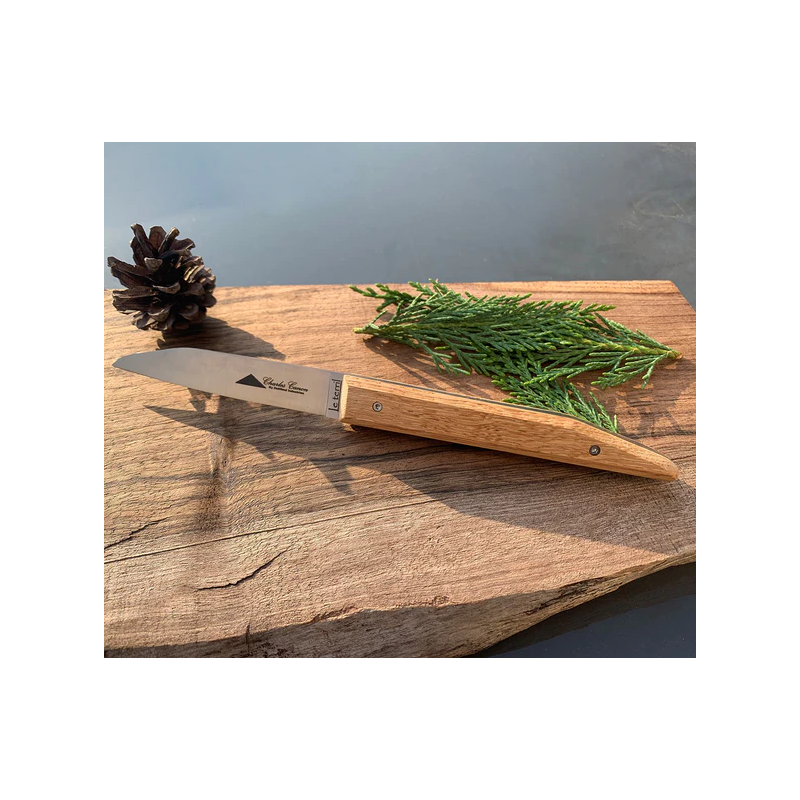 Couteau pliant en chêne de France
