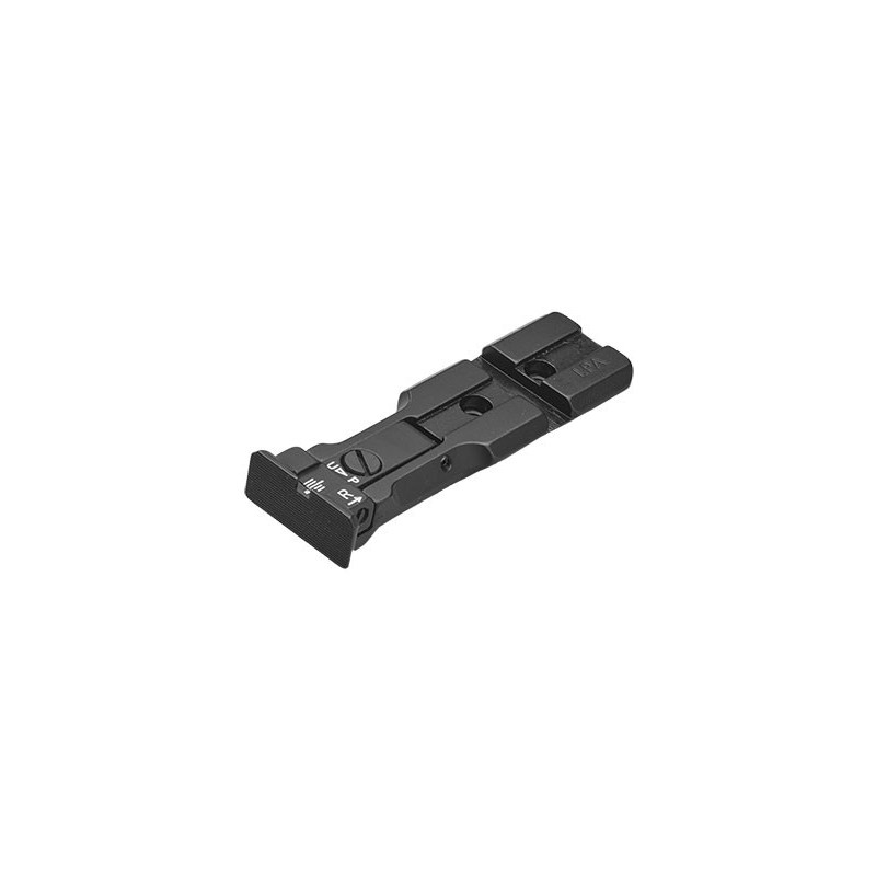 Hausse LPA pour revolver Smith et Wesson finition noire avec rail 21mm