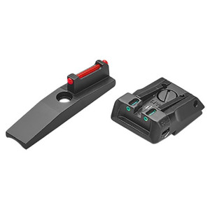 Hausse LPA pour Ruger Mark IV 22/45 Lite avec insert fibre optique