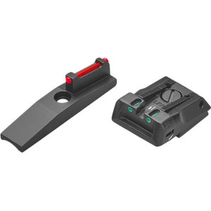 Hausse LPA pour Ruger Mark IV avec insert fibre optique