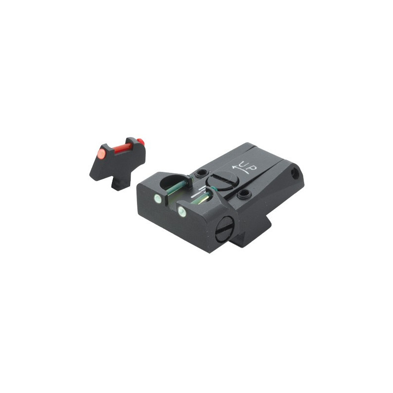 Hausse LPA pour Colt gov't 1911 A1 avec insert fibre optique