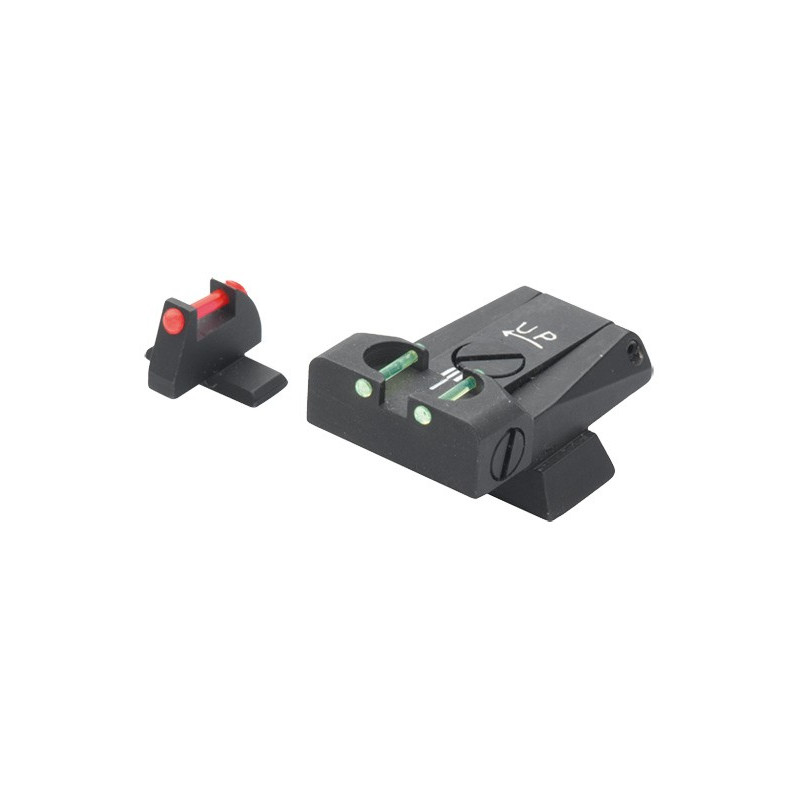 Hausse LPA pour H&K USP 40 S&W avec insert fibre optique