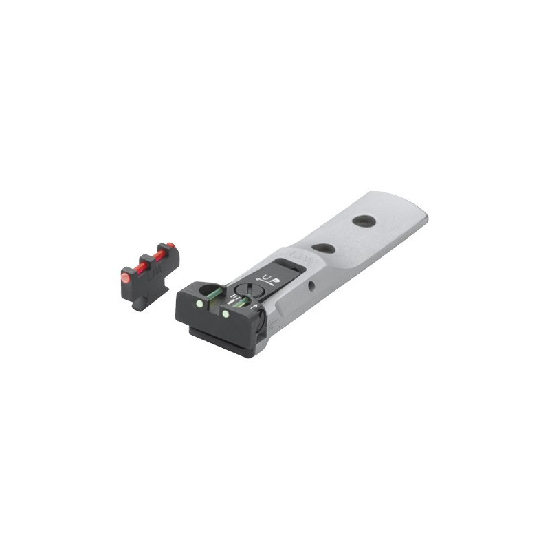 Hausse Silver Fo verte LPA pour S&W 6xx avec guidon interchangeable rouge