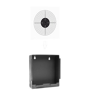 Support métallique pistolet et carabine 14X14 pour tir à plombs