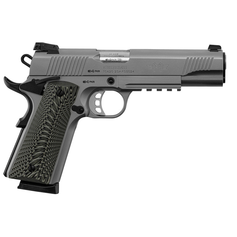 Pistolet semi automatique 1911 Messerschmitt 9 x 19 Inox