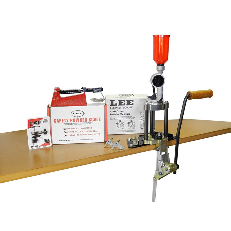 KIT PRESSE DE RECHARGEMENT LEE AVEC TOURELLE 4 TROUS (90928)
