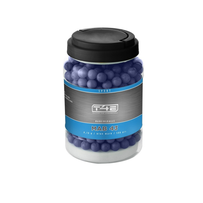 BILLES PEINTURE BLEUE CAL 43 - 500