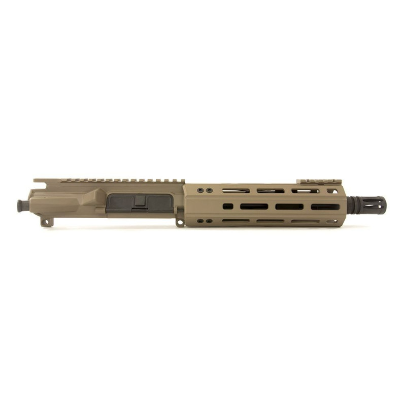 Upper complet 8'' FDE pour carabine semi auto type AR15 cal .300 Blackout M-Lok