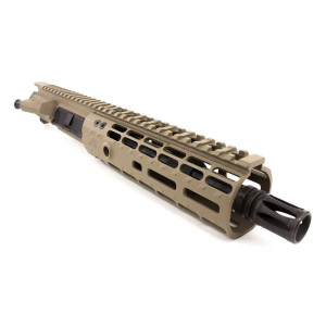 Upper complet 7,5'' FDE pour carabine semi auto type AR15 calibre 5.56mm M-LOK