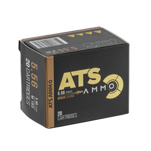 Munitions ATS X-Force calibre 5.56x45 mm FMJ 55 gr - Boite de 20