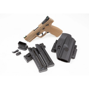 SIG P322 22LR COYOTE OPTIC READY FILETE 19 COUPS + HOLSTER