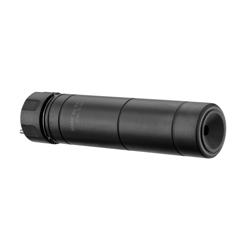 Silencieux SAI M80 cal 5.56 avec fixation QD pour cache flamme A2