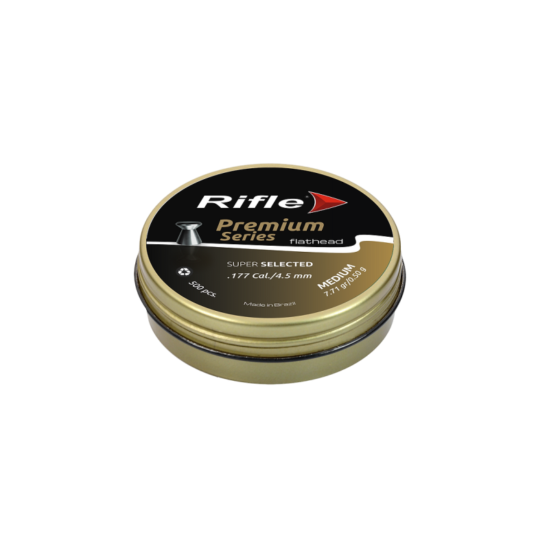 Plombs Rifle Ammunition FLATHEAD SUPER SELECTED LIGHT Cal. 4,50 mm