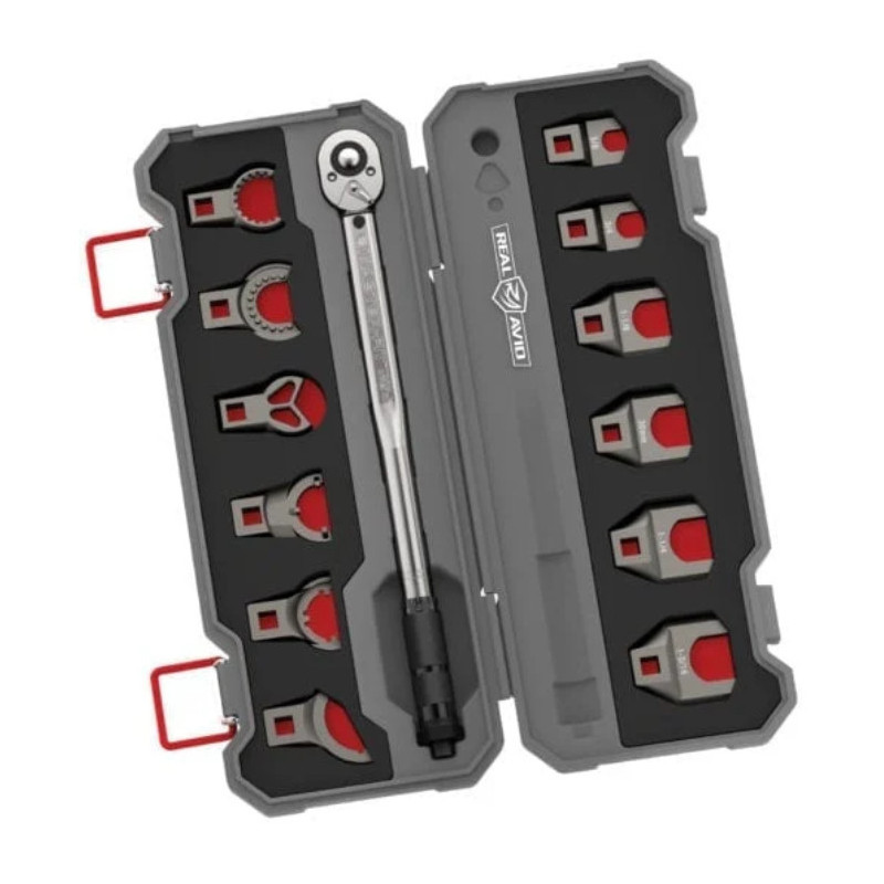 Kit pour AR15 REAL AVID MASTER-FIT Clef dynamométrique + 12 pièces