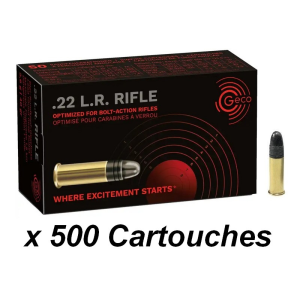 Munitions 22Lr Geco Rifle par 500