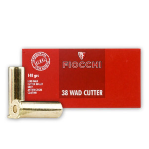 Munitions 38 Special Fiocchi WC 148 grains