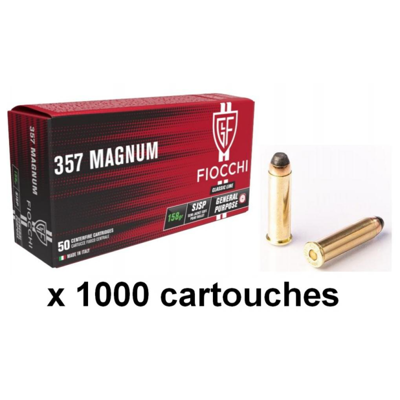 FIOCCHI cal.357 Magnum SJSP /1000