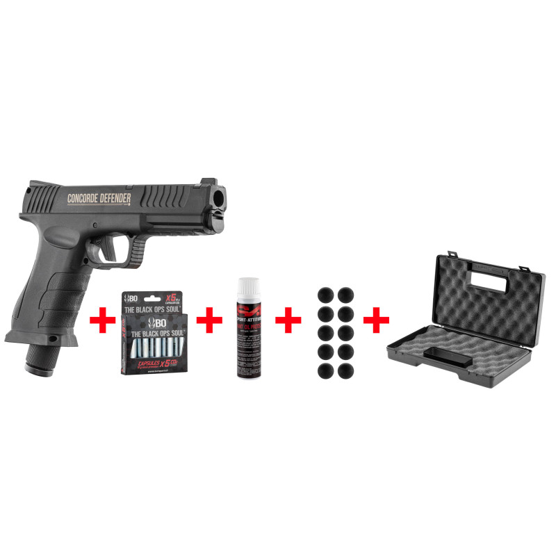 Pack Pistolet de Défense Concorde Defender CD50