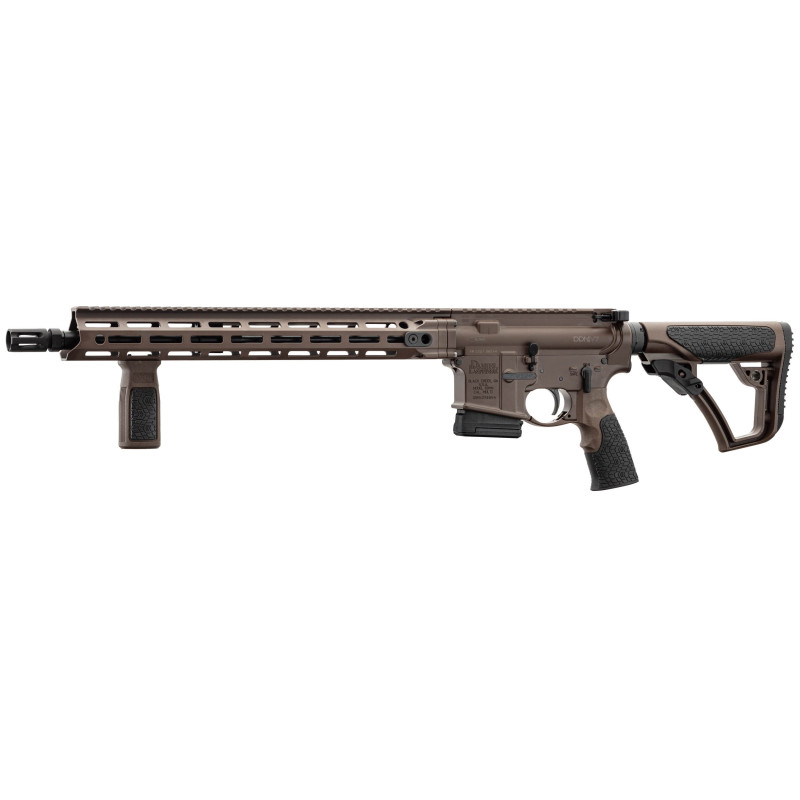 Fusil d'assaut Daniel Défense M4 Mil Spec Brown  Canon  16" Noir cal. 5.56