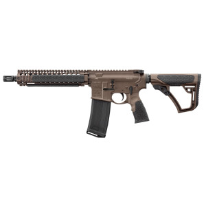 Fusil d'assaut Daniel Défense M4 Mil Spec Brown  Canon 10.3" Noir cal. 5.56