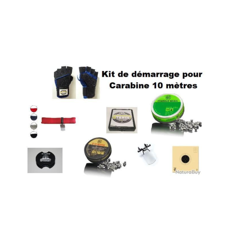 Kit de démarrage pour carabine 10 mètres