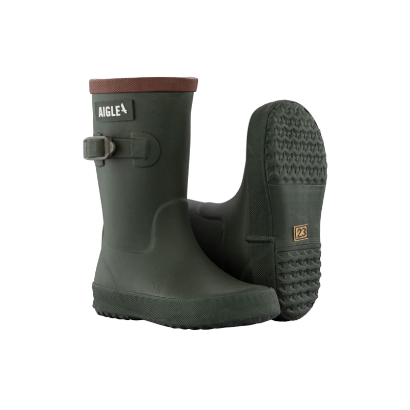 Bottes enfants Aigle Taille 20 Modèle Perdrix 2 Kaki