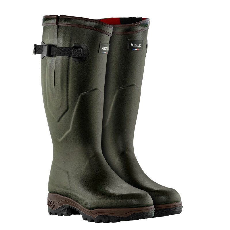 Bottes AIGLE (Taille 40) Parcours 2 ISO Kaki