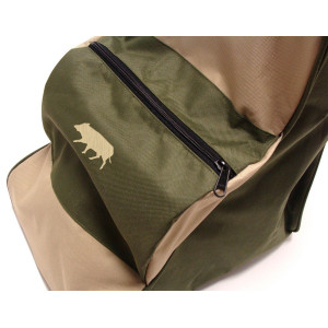 Sac à bottes brodé sanglier (Longueur60 cm/Largeur 25cm/Epaisseur 35cm)