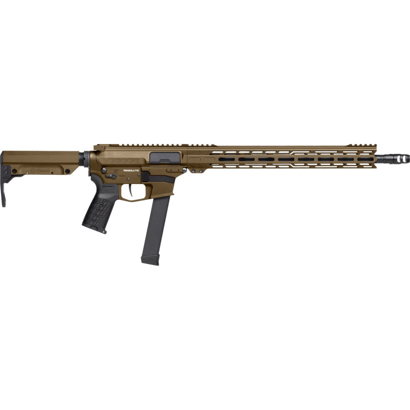 CMMG Carabine MkGs Resolute 9x19 16.1'' Chargeur Glock Midnight Bronze