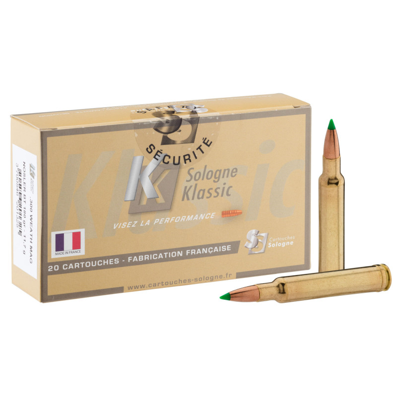 Sologne .300 Weatherby Magnum Nosler Ballistic Tip 180 gr / 12 g .300 Weatherby Mag Ballistic Tip 180 gr / 12 g