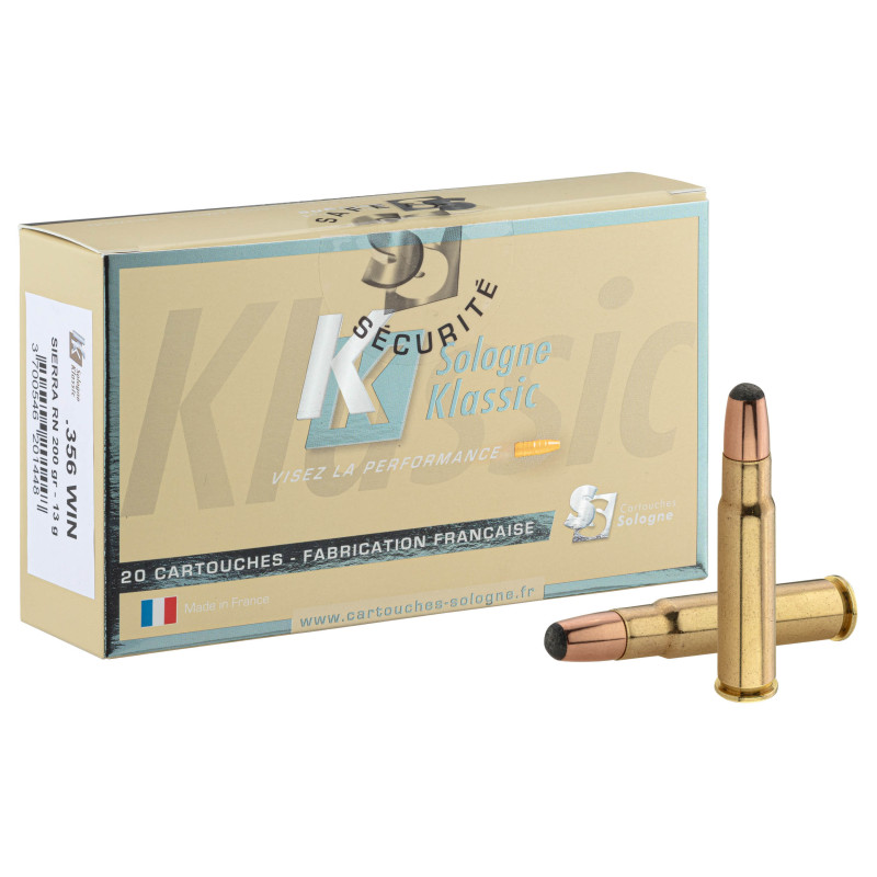 Sologne .356 Win Sierra Pro Hunter RN 200 gr / 13 g Sologne .356 Win Sierra PH 200 gr / 13 g
