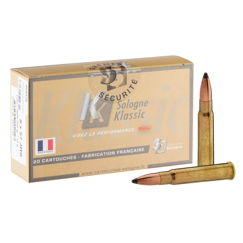 Sologne 8x57 JRS Nosler Partition 200 gr / 13 g 8x57 JRS Partition 200 gr / 13 g