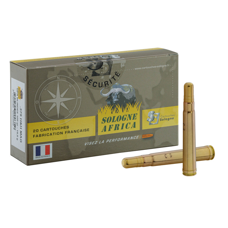 Sologne .375 H&H GPA Solid 300 gr / 19,5 g .375 H&H Magnum GPA 300 gr / 19.5 g