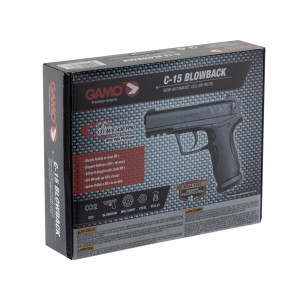 Pistolet CO2 C-15 BLOWBACK - Cal. 4,5 mm Pistolet CO2 C-15 BLOWBACK