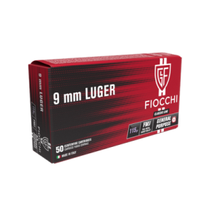 Munitions 9mm Fiocchi FMJ 115 grains par 500