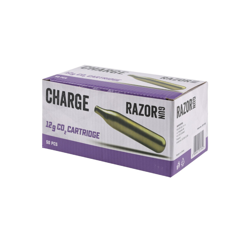 Cartouches CO2 - Razor Gun - 12g (x50)